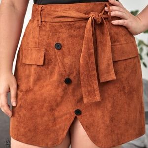 SHEIN faux shade skirt
